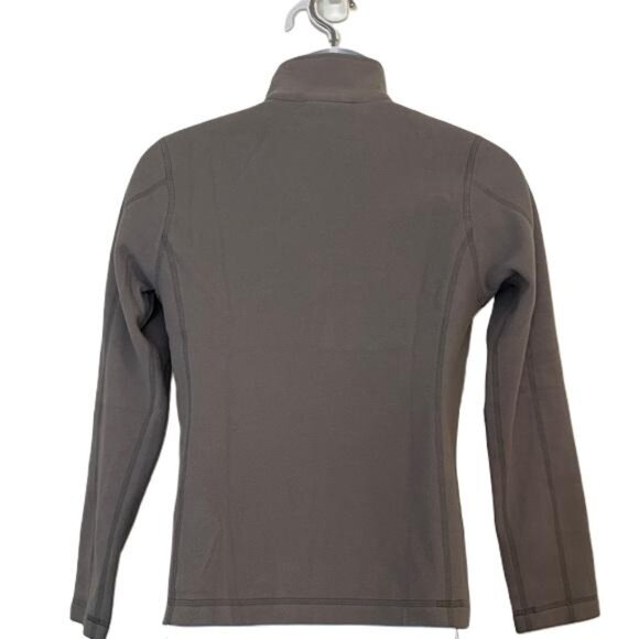 Patagonia Women's Fleece Pullover 1/4 Zip Gray Sm Worn Wear Recycled Polyester - Picture 5 of 6